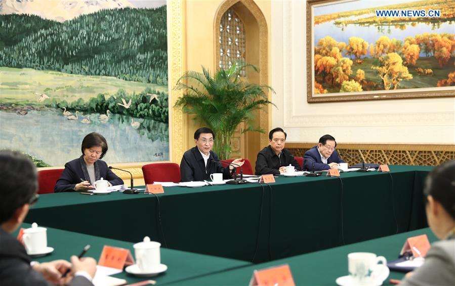 CHINA-BEIJING-WANG HUNING-MASS ORGANIZATIONS-MEETING (CN)