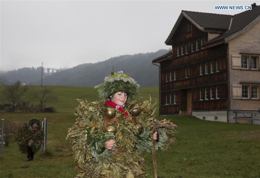 SWITZERLAND-APPENZELL AUSSERRHODEN-NEW YEAR'S EVE-JULIAN CALENDAR-TRADITION