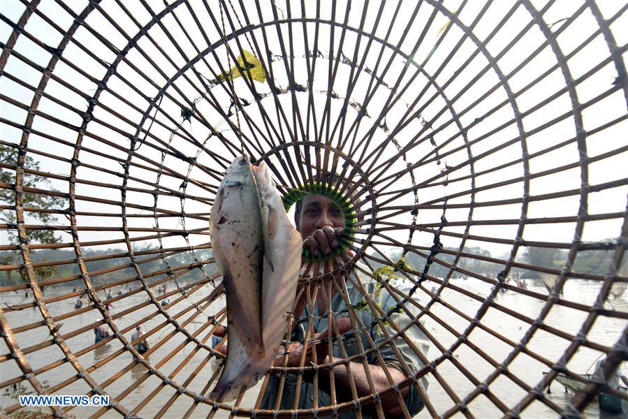 INDIA-ASSAM-BHOGALI BIHU-FISHING