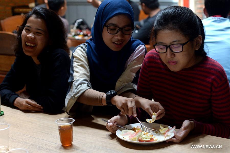 INDONESIA-JAKARTA-WATCHING MOVIE-BLIND PEOPLE