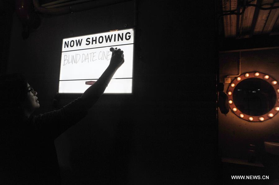 INDONESIA-JAKARTA-WATCHING MOVIE-BLIND PEOPLE