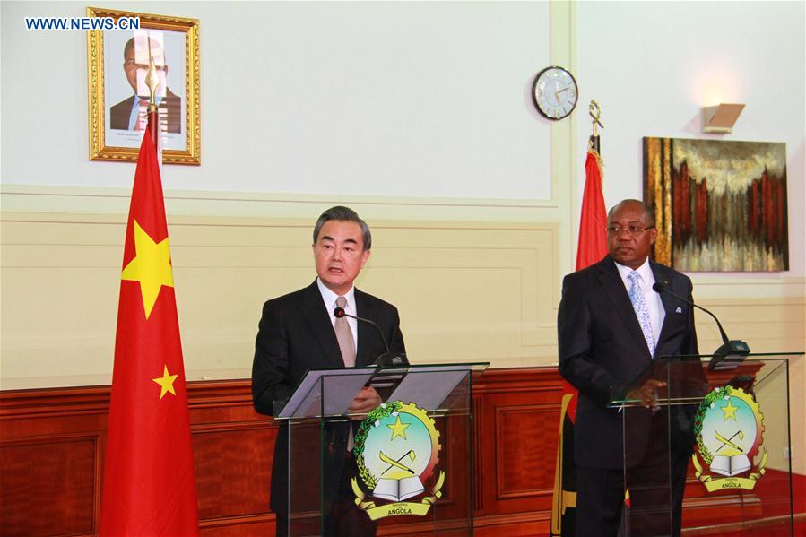 ANGOLA-LUANDA-FM-CHINESE FM-WANG YI-MEETING