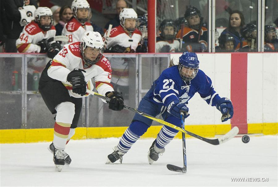 (SP)CANADA-TORONTO-HOCKEY-CWHL-CHINESE KUNLUN RED STAR