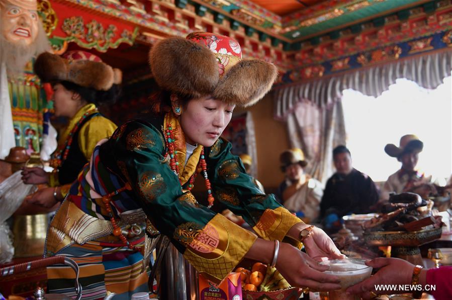 Farmers' New Year celebrated in China's Tibet