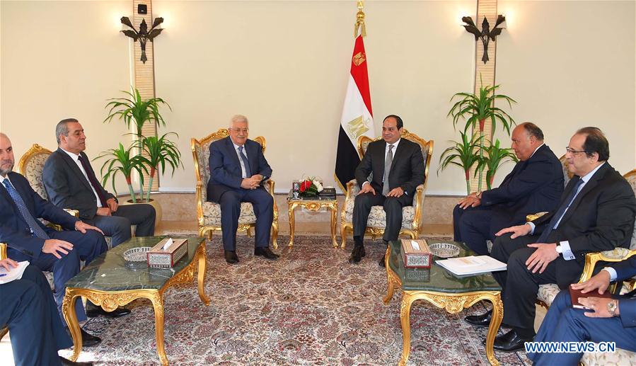 EGYPT-CAIRO-SISI-PALESTINIAN PRESIDENT-ABBAS-MEETING