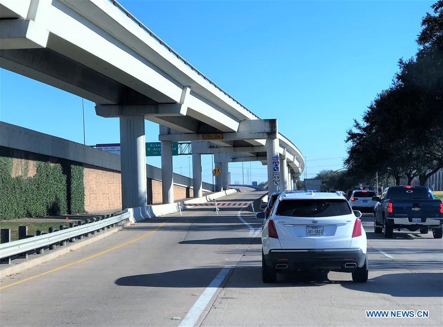 U.S.-HOUSTON-COLD WEATHER