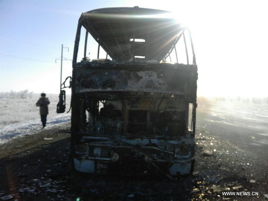 KAZAKHSTAN-AKTOBE-BUS-ACCIDENT