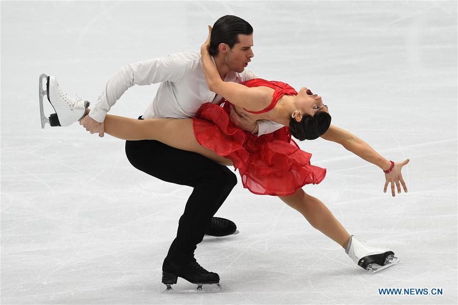 Ice dancers competes at 2018 ISU European Figure Skating Championship