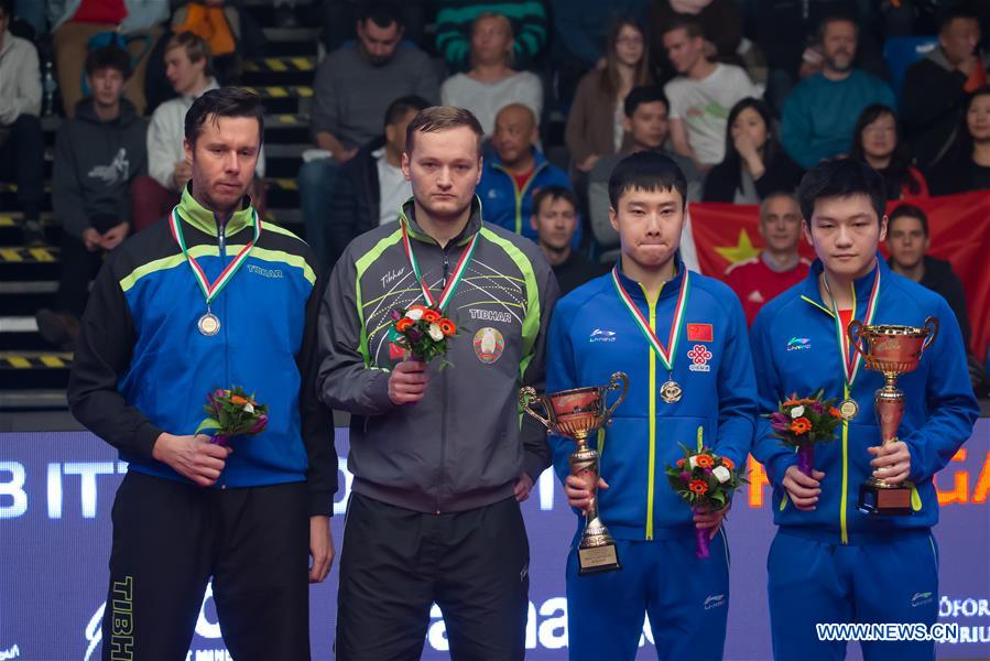 (SP)HUNGARY-BUDAPEST-ITTF WORLD TOUR-HUNGARIAN OPEN-MEN'S DOUBLES