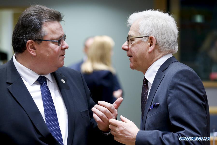 BELGIUM-BRUSSELS-EU-FOREIGN MINISTERS-MEETING