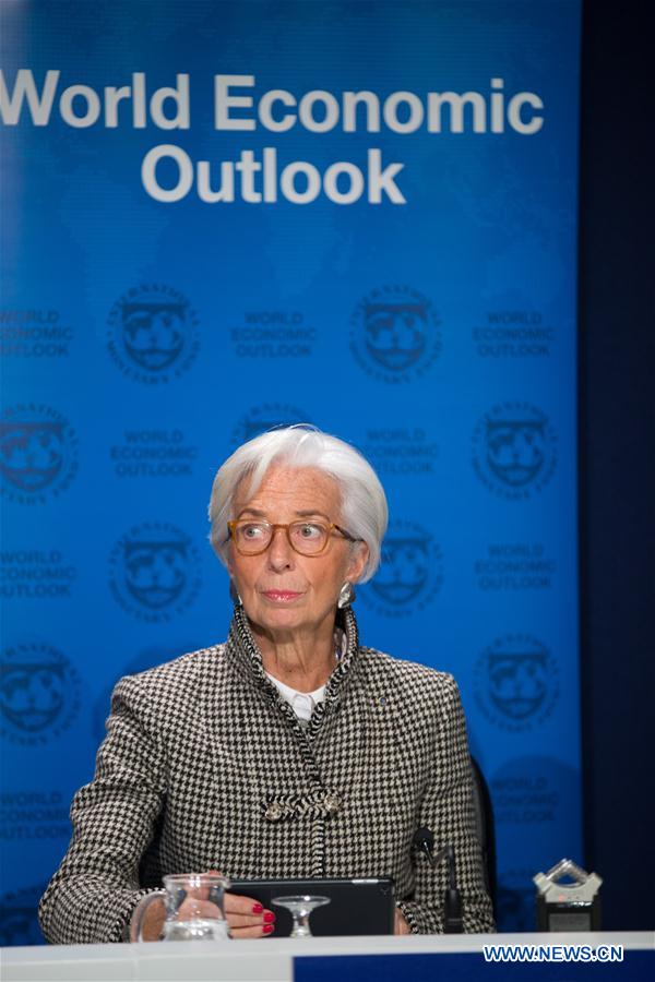 SWITZERLAND-DAVOS-IMF-GLOBAL GROWTH FORECAST