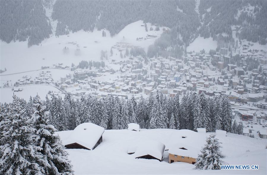 SWITZERLAND-DAVOS-SNOW
