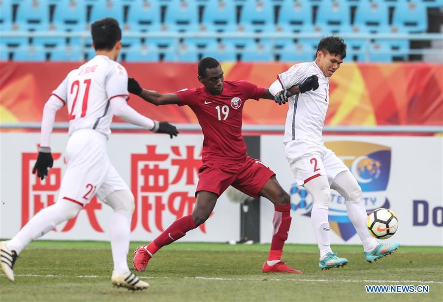 (SP)CHINA-CHANGZHOU-SOCCER-AFC U23 CHAMPIONSHIP-SEMIFINAL-QATAR VS VIETNAM (CN)