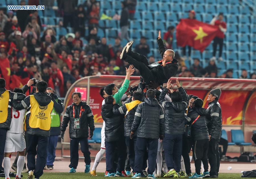(SP)CHINA-CHANGZHOU-SOCCER-AFC U23 CHAMPIONSHIP-SEMIFINAL-QATAR VS VIETNAM (CN)