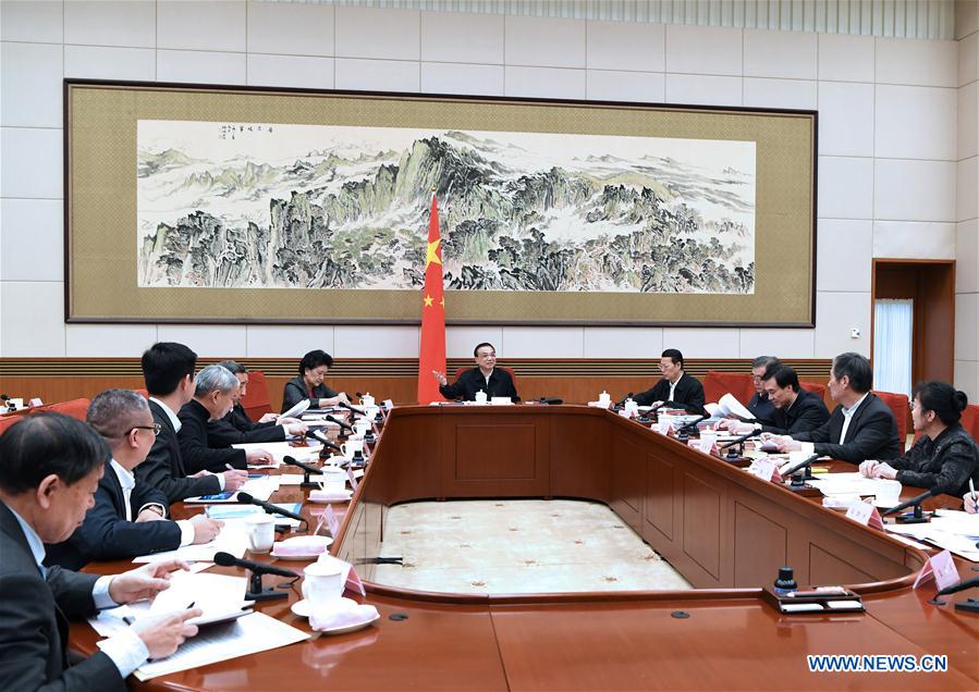 CHINA-BEIJING-LI KEQIANG-EXPERTS AND ENTREPRENEURS-MEETING (CN)