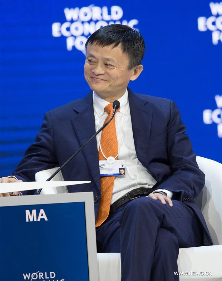 SWITZERLAND-DAVOS-WEF ANNUAL MEETING-E COMMERCE-JACK MA