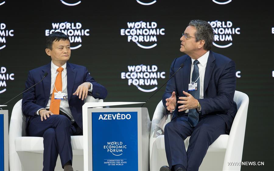 SWITZERLAND-DAVOS-WEF ANNUAL MEETING-E COMMERCE-JACK MA