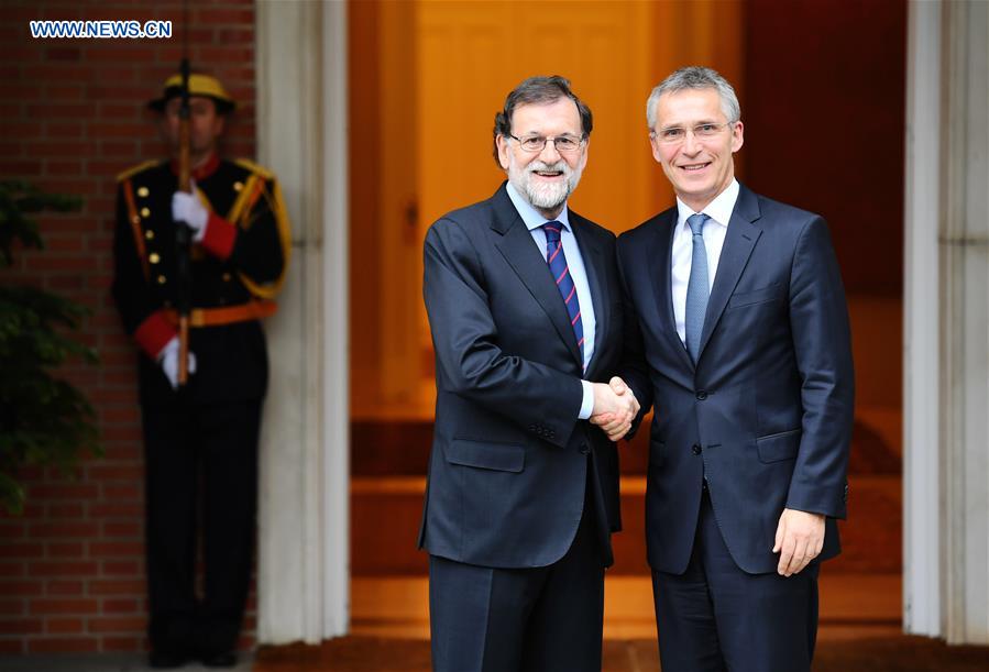 SPAIN-MADRID-PM-NATO-GENERAL-SECRETARY-MEETING