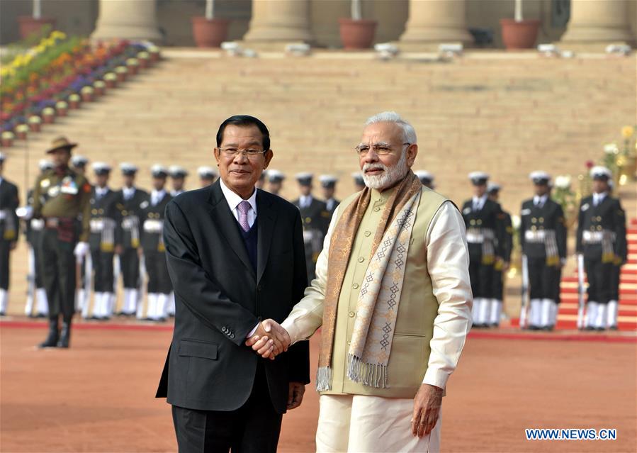 INDIA-NEW DELHI-CAMBODIA-PM