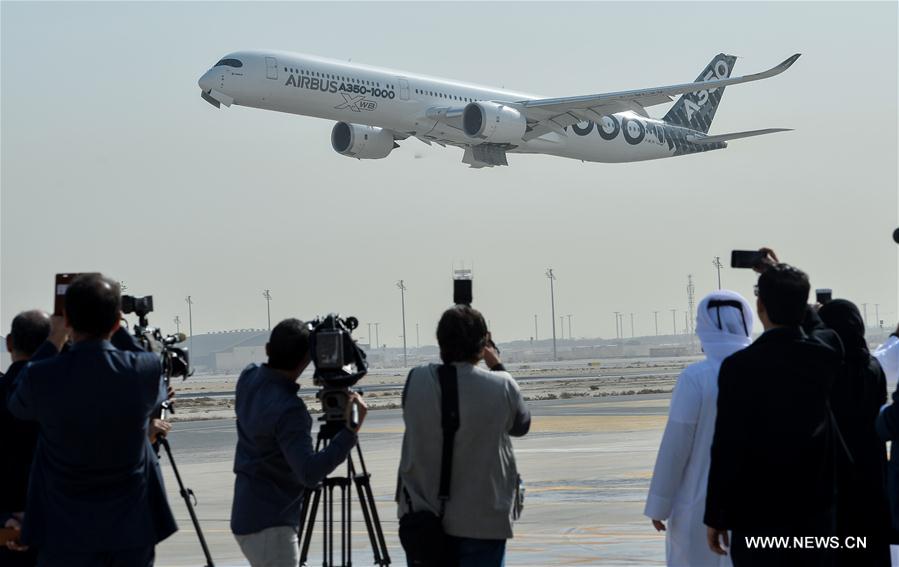 QATAR-DOHA-AIRBUS A350-1000-DEMONSTRATION TOUR