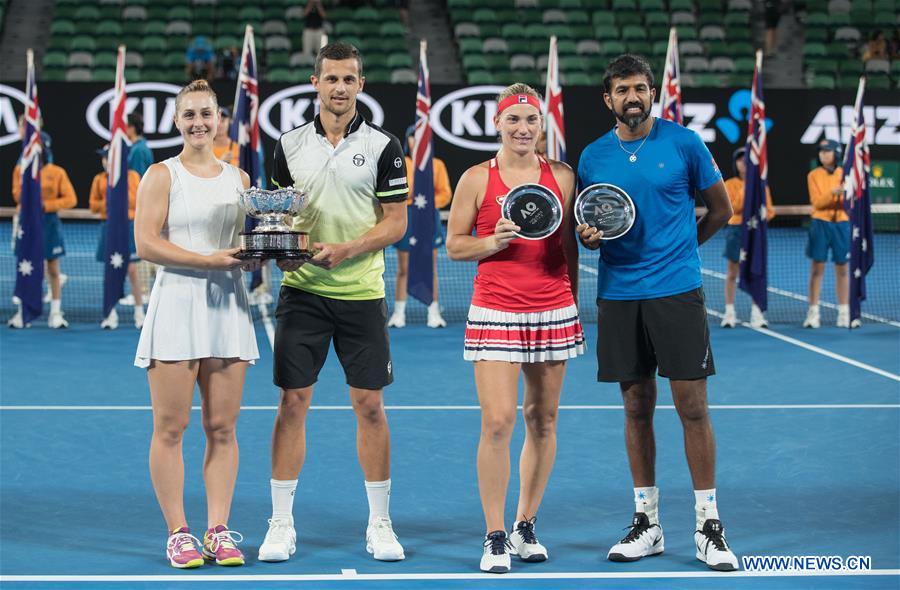 (SP)AUSTRALIA-MELBOURNE-TENNIS-AUSTRALIAN OPEN-MIXED DOUBLES