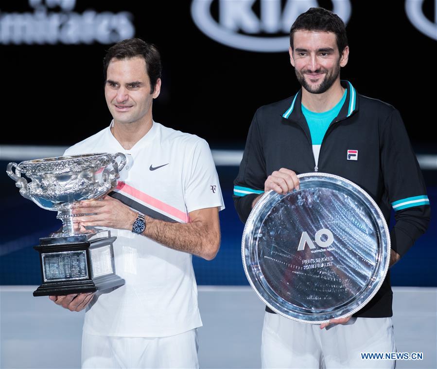 Federer wins Australian Open title - English.news.cn