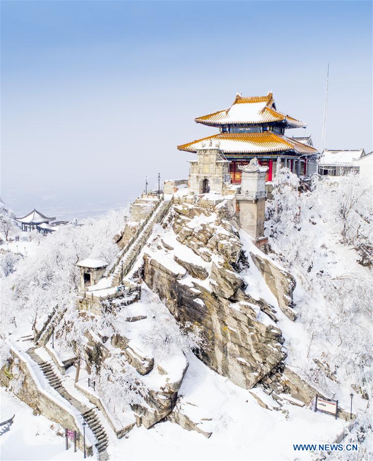 In pics beautiful snow scenery across China Xinhua English.news.cn