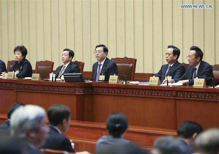 CHINA-BEIJING-ZHANG DEJIANG-NPC-SESSION (CN)