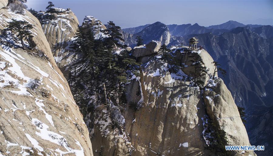 CHINA-SHAANXI-HUASHAN MOUNTAIN-SNOW SCENERY(CN)