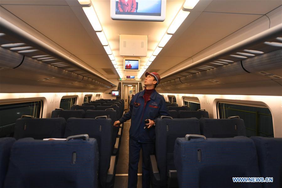 CHINA-CHANGCHUN-HIGH-SPEED TRAIN-MECHANIST (CN)