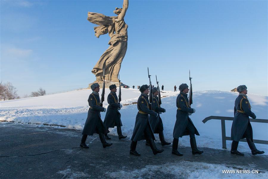 RUSSIA-VOLGOGRAD-STALINGRAD BATTLE-ANNIVERSARY-CELEBRATION