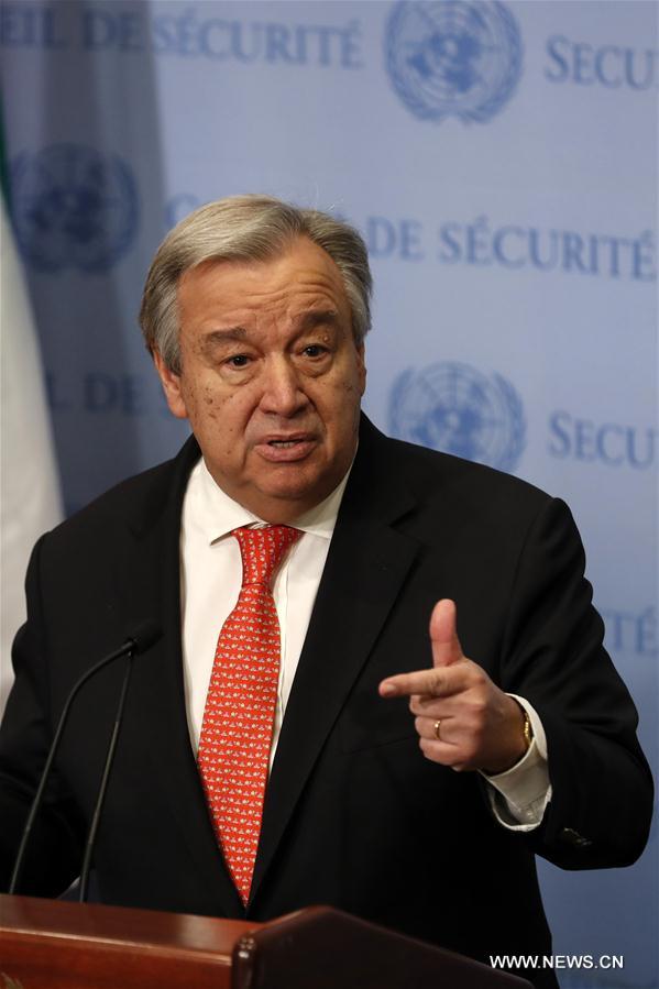 UN-SECRETARY-GENERAL-GUTERRES-PRESS ENCOUNTER