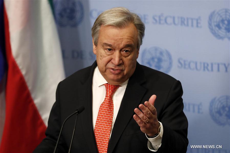 UN-SECRETARY-GENERAL-GUTERRES-PRESS ENCOUNTER