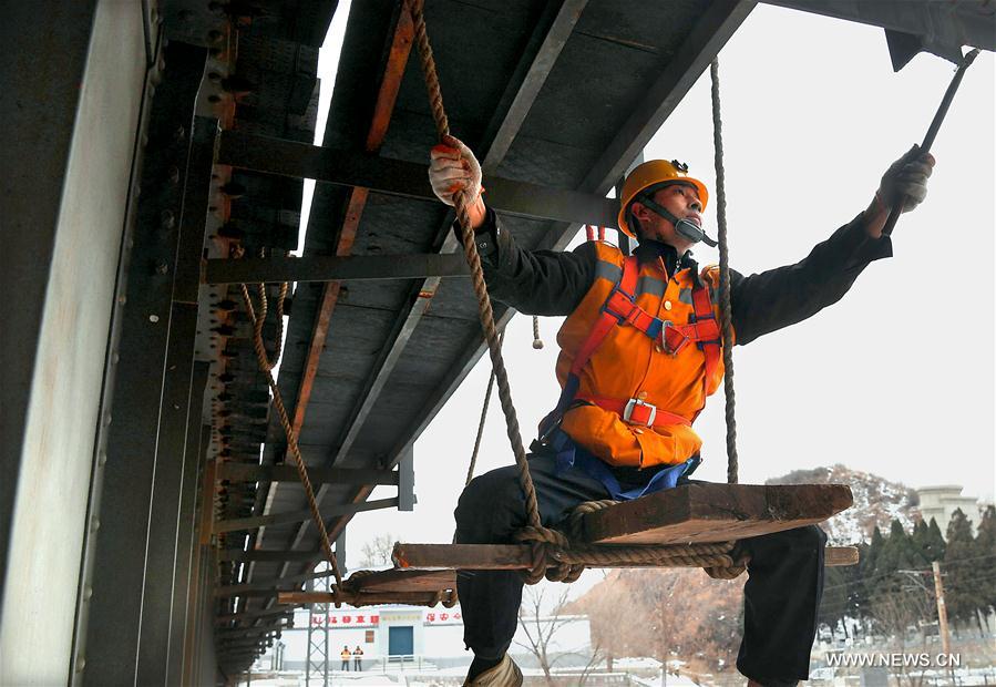 CHINA-HENAN-RAILWAY-BRIDGE STEEL BRACKET-MAINTENANCE(CN)