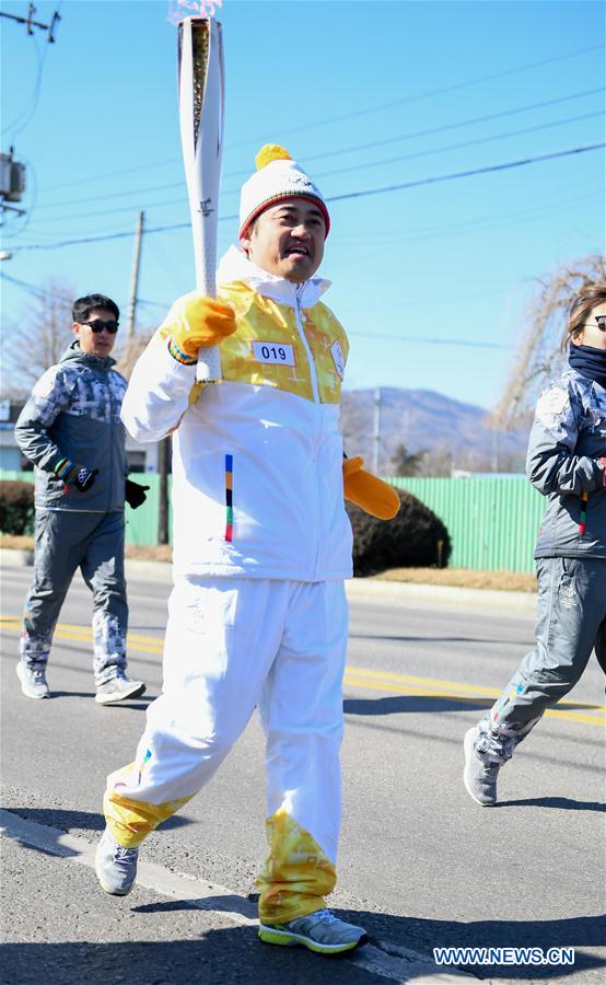 (SP)OLY-SOUTH KOREA-PYEONGCHANG-OLYMPIC TORCH RELAY