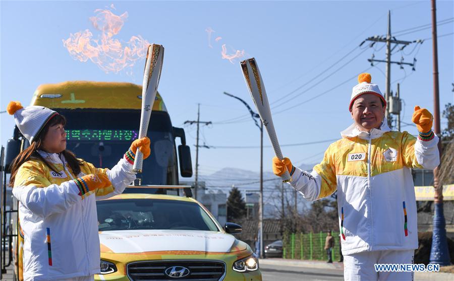 (SP)OLY-SOUTH KOREA-PYEONGCHANG-OLYMPIC TORCH RELAY