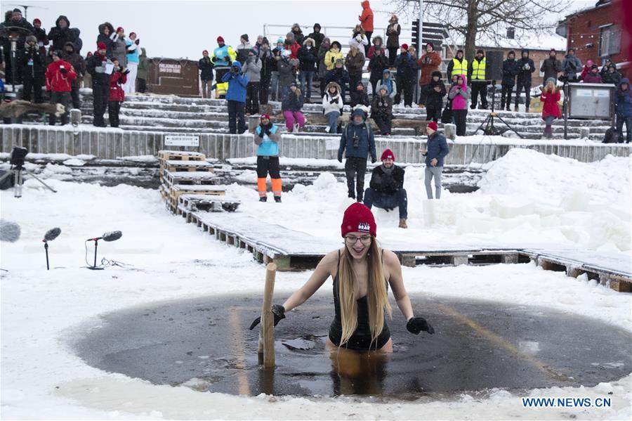 FINLAND-OULU-POLAR BEAR PITCHING