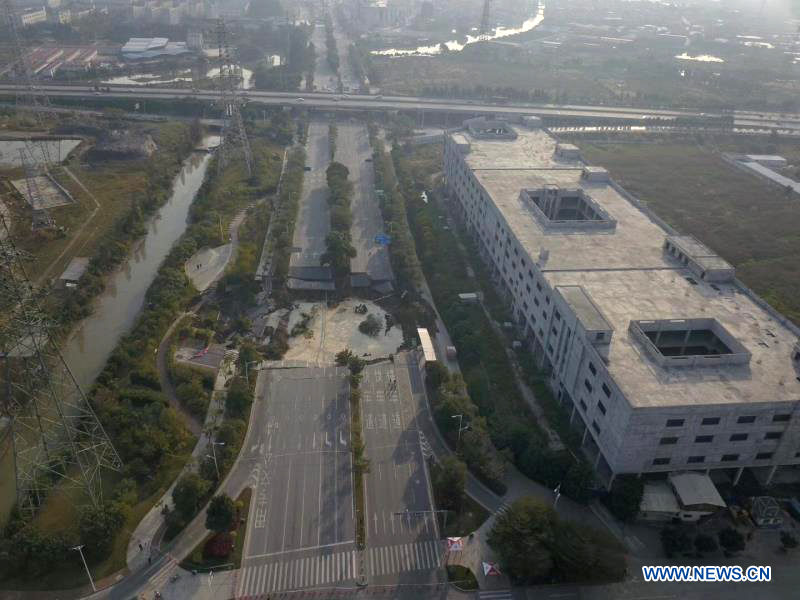 CHINA-GUANGDONG-FOSHAN-ROAD COLLAPSE (CN) 