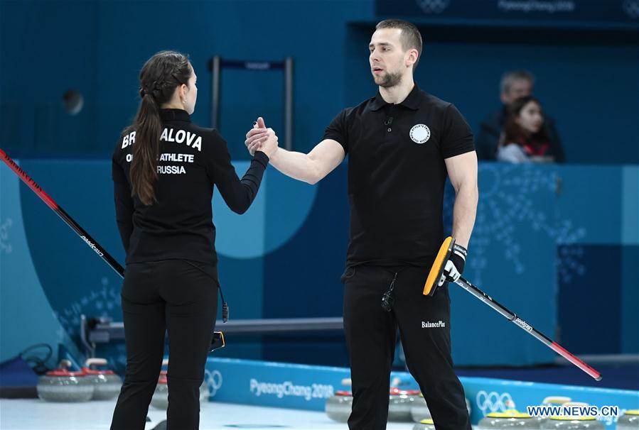 (SP)OLY-SOUTH KOREA-PYEONGCHANG-CURLING-MIXED DOUBLES-ORA VS NOR