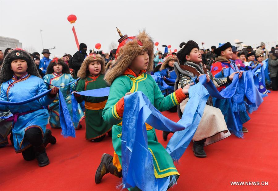 CHINA-INNER MONGOLIA-FIRE WORSHIPING RITUAL (CN)
