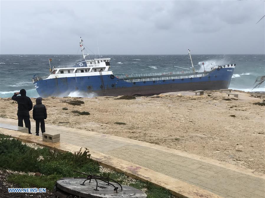 Torrential rain hits Maltese islands Xinhua English.news.cn
