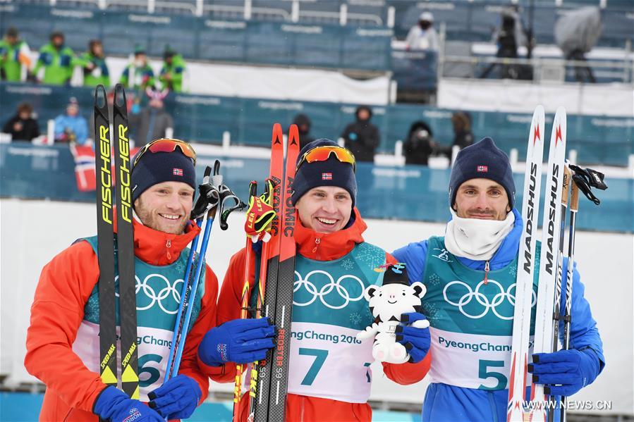 (SP)OLY-SOUTH KOREA-PYEONGCHANG-CROSS-COUNTRY SKIING-MEN'S 15KM+15KM SKIATHLON
