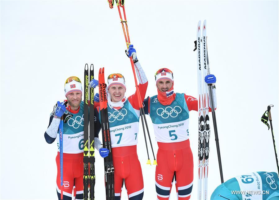 (SP)OLY-SOUTH KOREA-PYEONGCHANG-CROSS-COUNTRY SKIING-MEN'S 15KM+15KM SKIATHLON