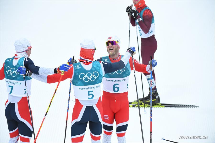 (SP)OLY-SOUTH KOREA-PYEONGCHANG-CROSS-COUNTRY SKIING-MEN'S 15KM+15KM SKIATHLON