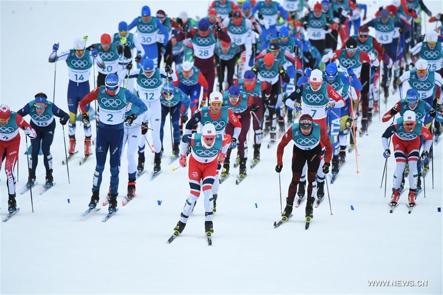 (SP)OLY-SOUTH KOREA-PYEONGCHANG-CROSS-COUNTRY SKIING-MEN'S 15KM+15KM SKIATHLON