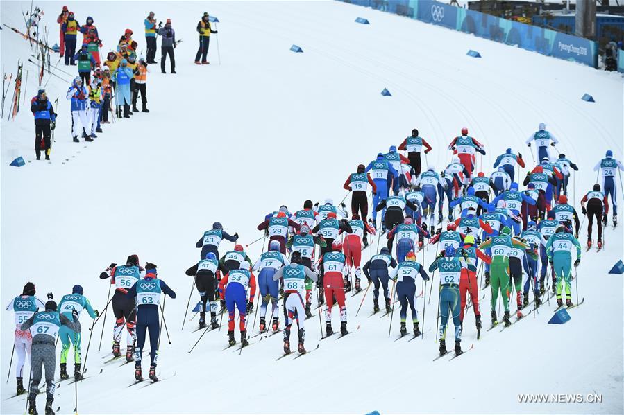 (SP)OLY-SOUTH KOREA-PYEONGCHANG-CROSS-COUNTRY SKIING-MEN'S 15KM+15KM SKIATHLON