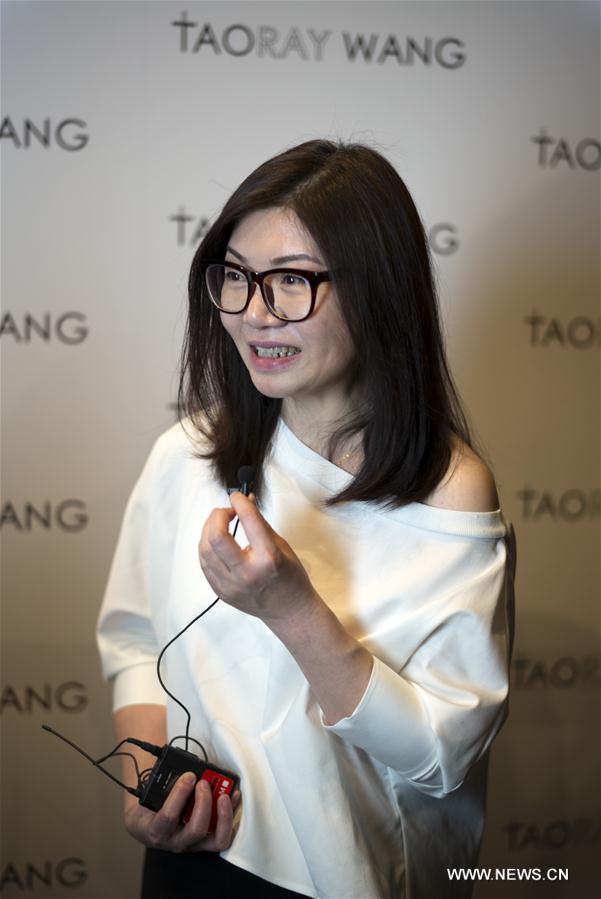 U.S.-NEW YORK-NYFW-WANG TAO-INTERVIEW