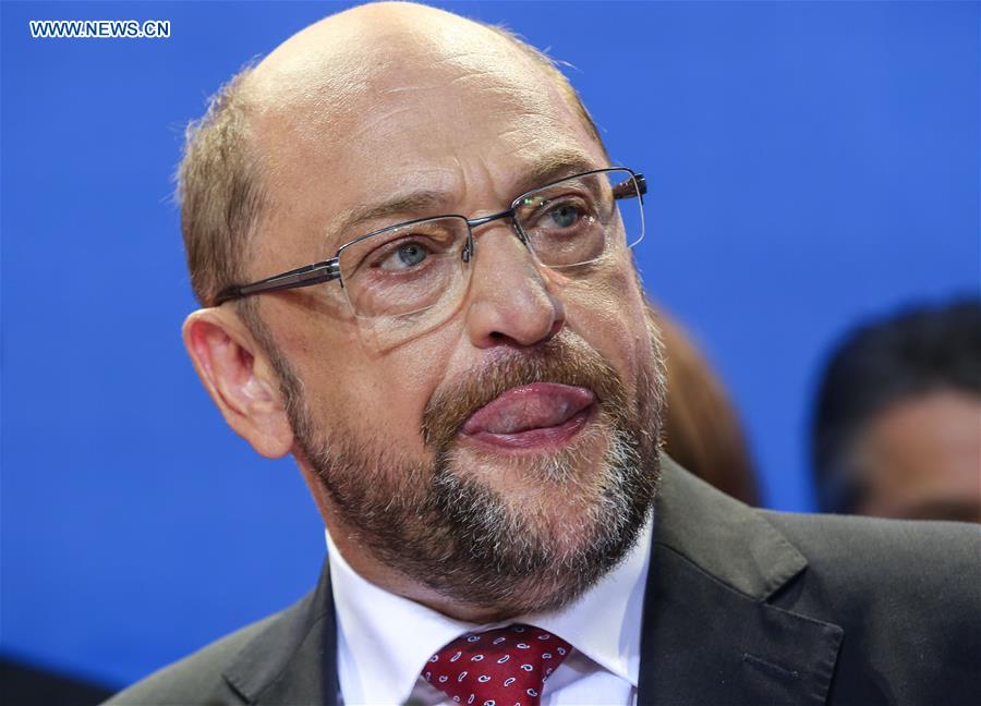 GERMANY-BERLIN-SPD-SCHULZ-RESIGNATION