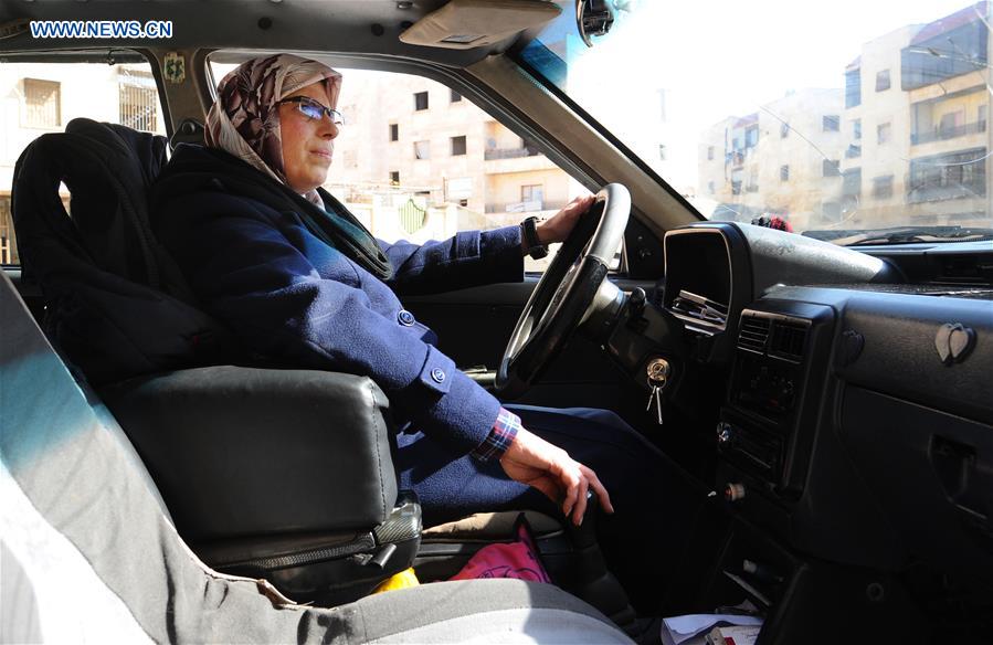 SYRIA-ALEPPO-FEMALE TAXI DRIVER