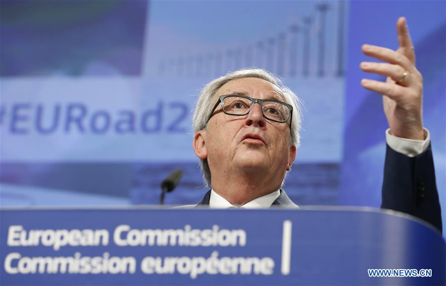 BELGIUM-BRUSSELS-EU-JUNCKER-PRESS CONFERENCE